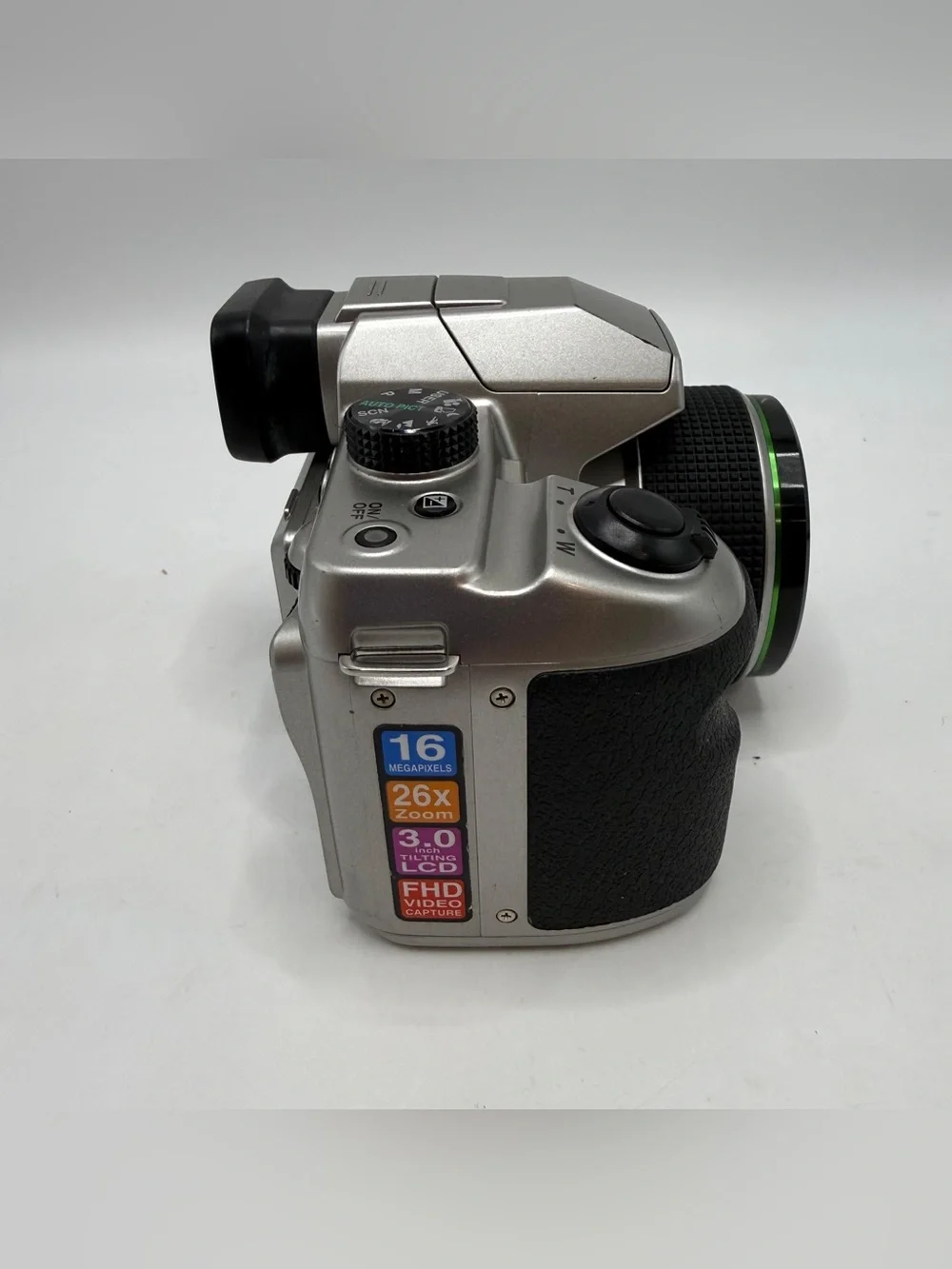 Pentax X-5 16MP Digital Camera 26x Optical Zoom 3.0” Tilt LCD Tested